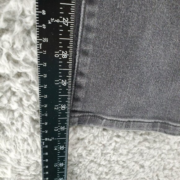 Levis Jeans Womens 29 Washed Black 529 Curvy Skinny Stretch Mid Rise - Picture 7 of 10